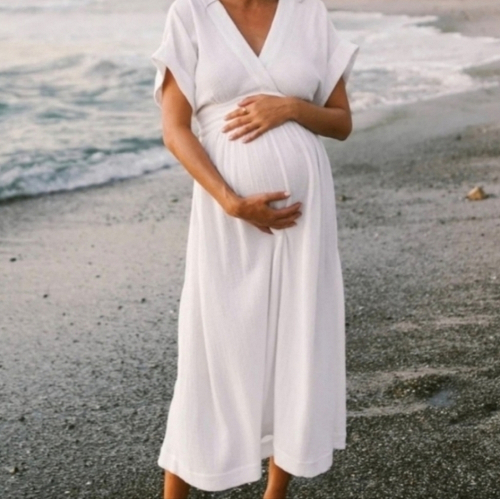 NWT Hatch the white Carolina Dress, sz 4 (xl)
